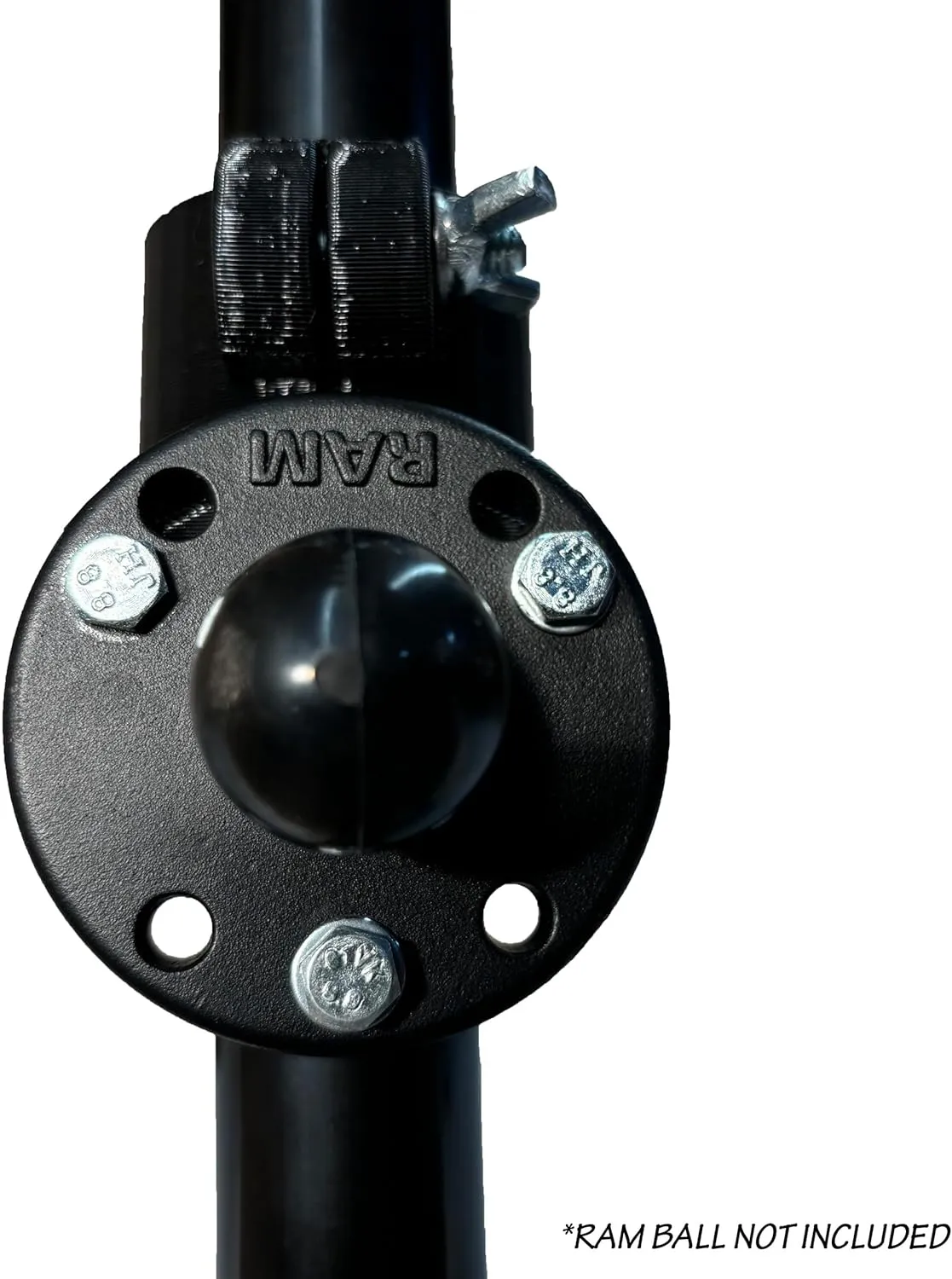 Adjustable Transducer Pole for Garmin Livescope & Lowrance Active Target, 30"-60" Telescoping, Durable RAM Boat Mount Adapter (RAM Mount, LVS32 or Active Target 1 & 2)