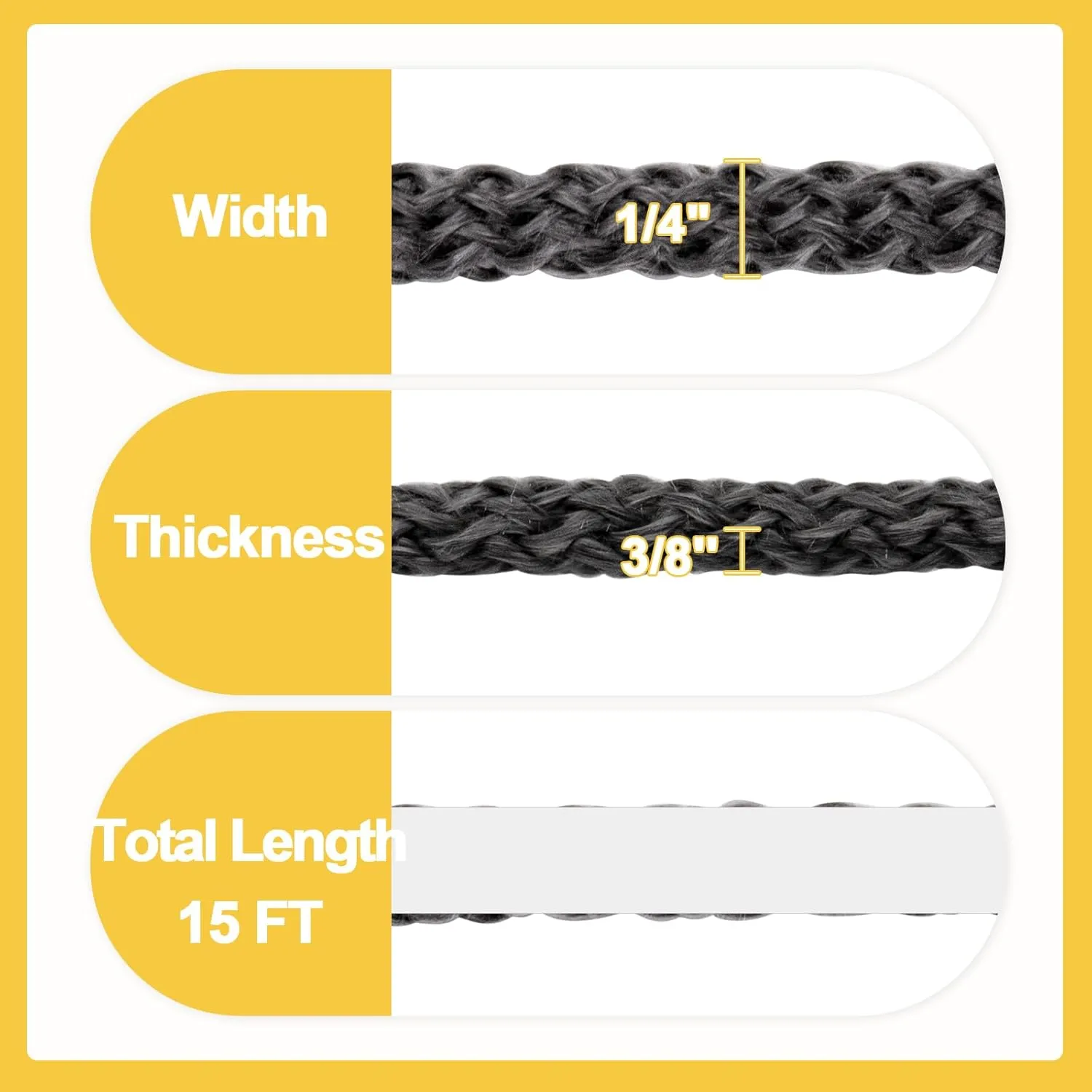 Adviace 1-00-2312 Fiberglass Gasket with Self Adhesive for Harman P68, P43, P61, P35i, P38, Advance Pellet Stoves, Harman Coal & Wood Stoves and Heatilator Eco-Choice Pellet Stove Parts, 1/4'' x 15FT.