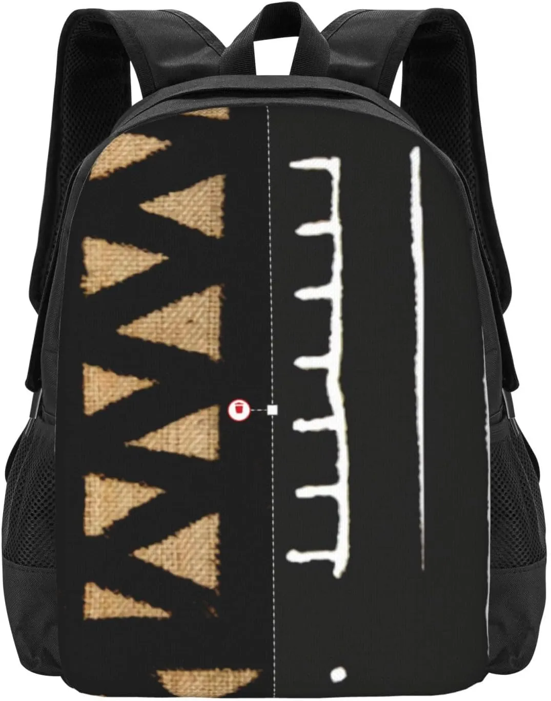 Afrocentric Mud Cloth Print 1 Lightweight Packable Backpack Travel Casual Large Capacity Daypack Foldable Backpack For Men Women