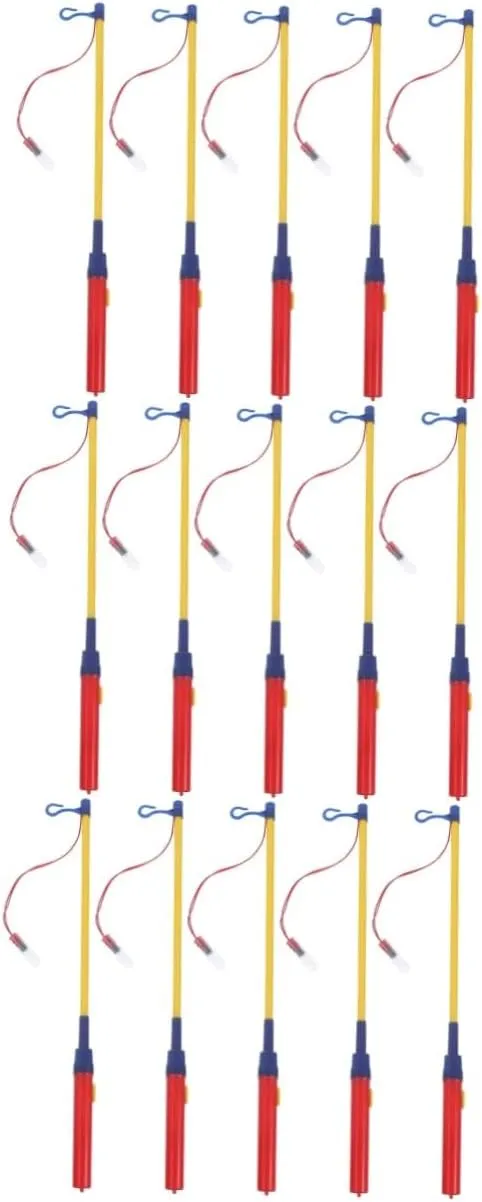 Alasum 15pcs Lantern Sticks Lightweight Led Lantern Pole Handles for Boys and Girls Birthday Parties and Decorations No Battery Included