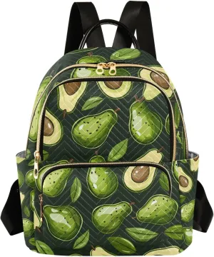 ALAZA Avocado Mini Backpack Purse for Women Travel Bag Lightweight Shoulder Bag Fashion Daypack