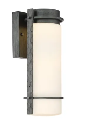 Aldridge LED Wall Lantern in Weathered Iron