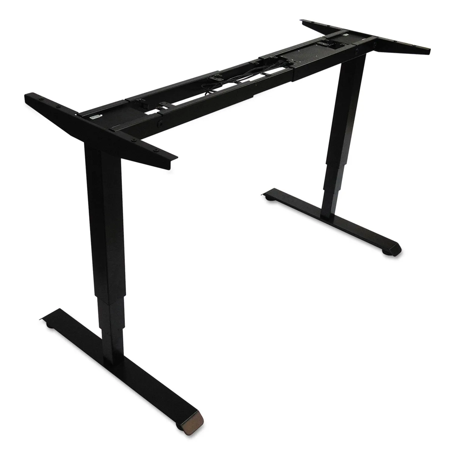 Alera® AdaptivErgo Sit-Stand 3-Stage Electric Height-Adjustable Table Base with Memory Control, 48.06" x 24.35" x 25" to 50.7",Black