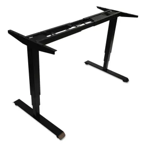 Alera® AdaptivErgo Sit-Stand 3-Stage Electric Height-Adjustable Table Base with Memory Control, 48.06" x 24.35" x 25" to 50.7",Black