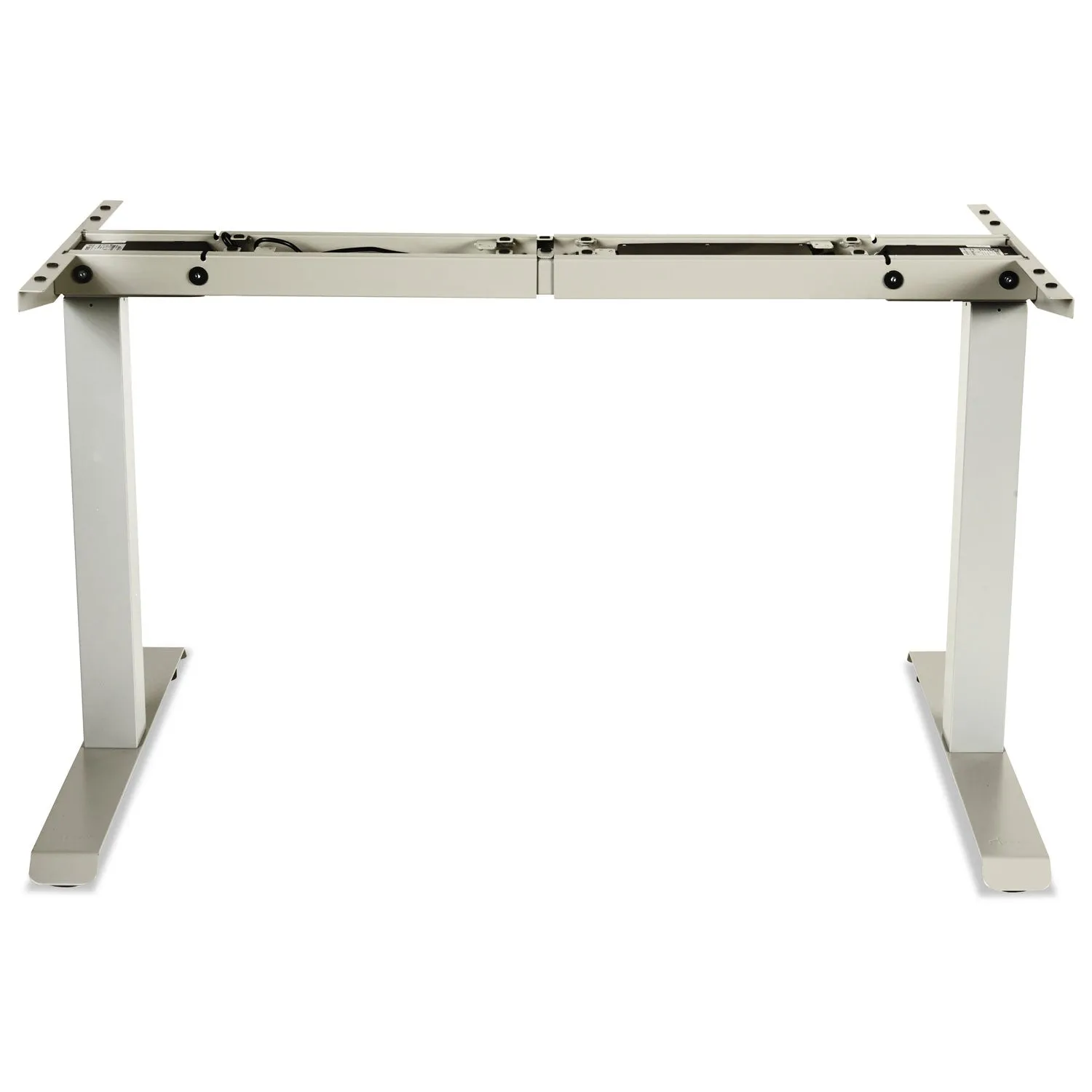Alera® AdaptivErgo Sit-Stand Two-Stage Electric Height-Adjustable Table Base, 48.06" x 24.35" x 27.5" to 47.2", Gray