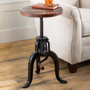 Allegheny Reclaimed Wood Adjustable Height Crank Table