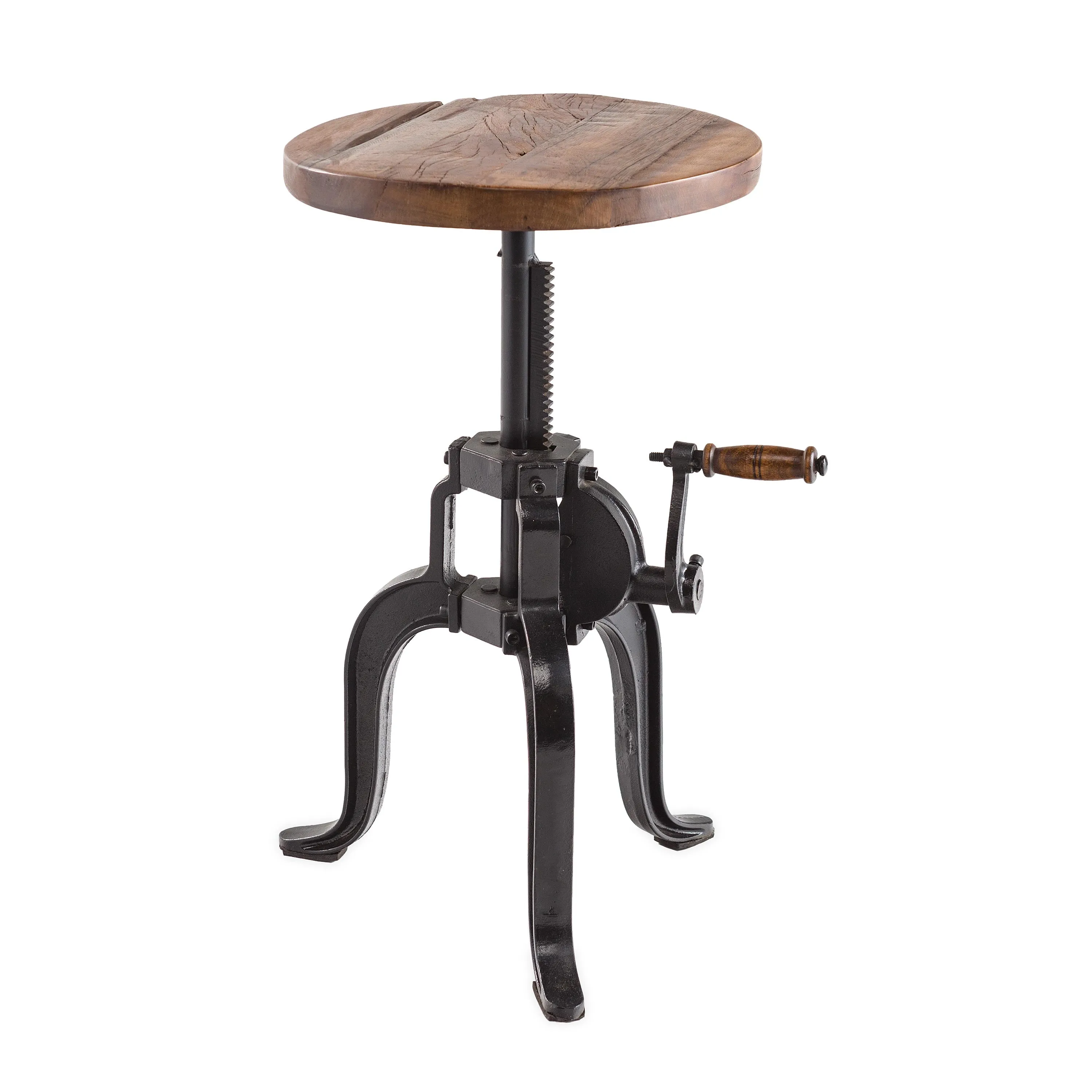 Allegheny Reclaimed Wood Adjustable Height Crank Table