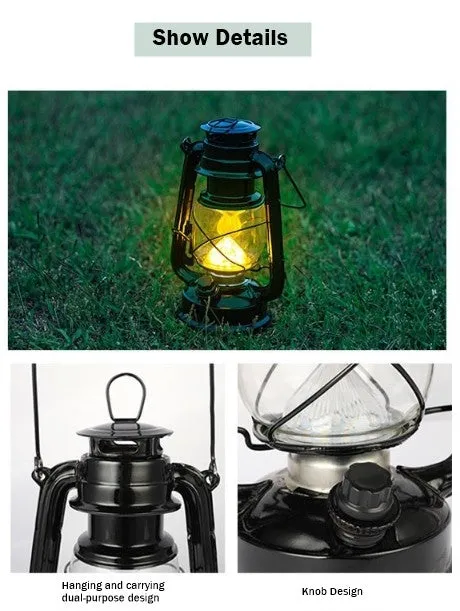 ALLTREK Lampu Outdoor Vintage Style Classic Rechargeable Elektrik