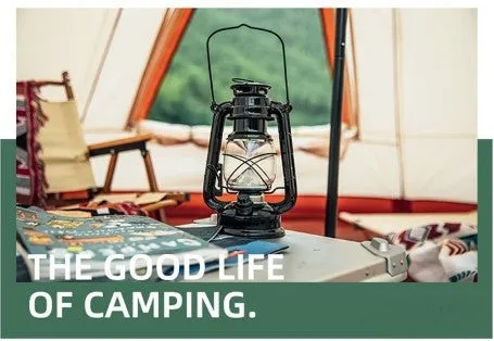 ALLTREK Lampu Outdoor Vintage Style Classic Rechargeable Elektrik