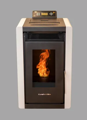 Alpine by ComfortBilt HP40 - Compact Small Pellet Stove In White
