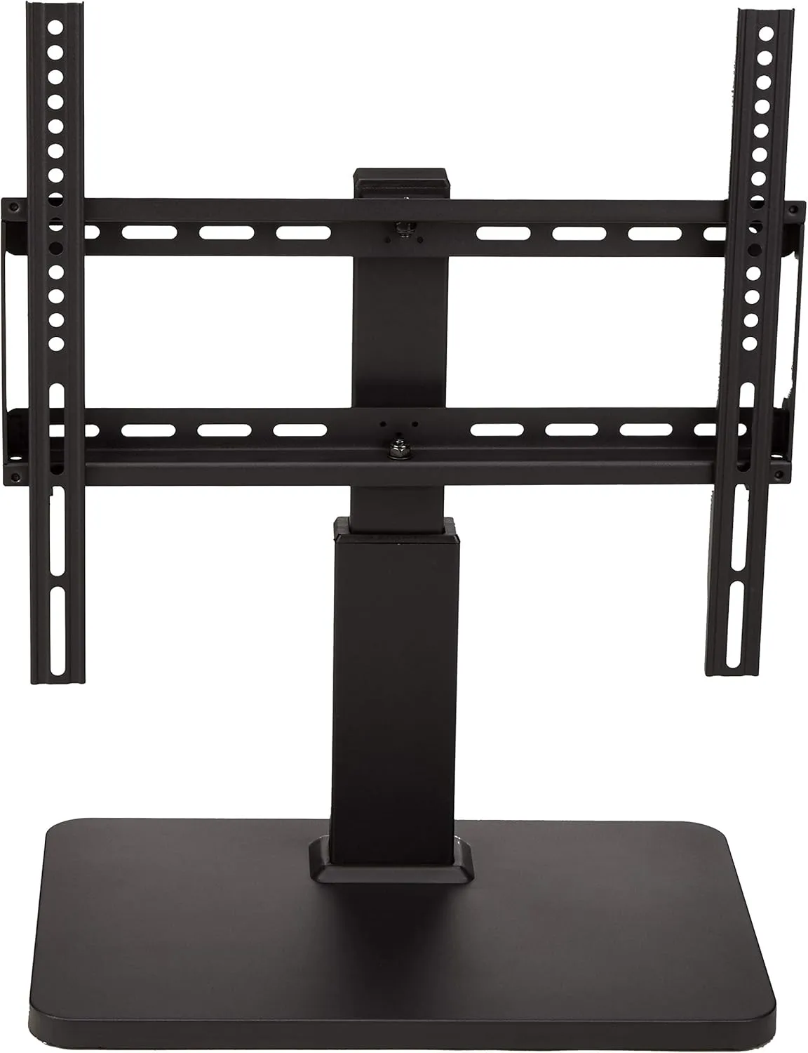 Amazon Basics Swivel Pedestal Table Top TV Mount for 32" to 65" TVs up to 55 lbs, Height Adjustable 14-19 Inches, Max VESA 400x400, Black