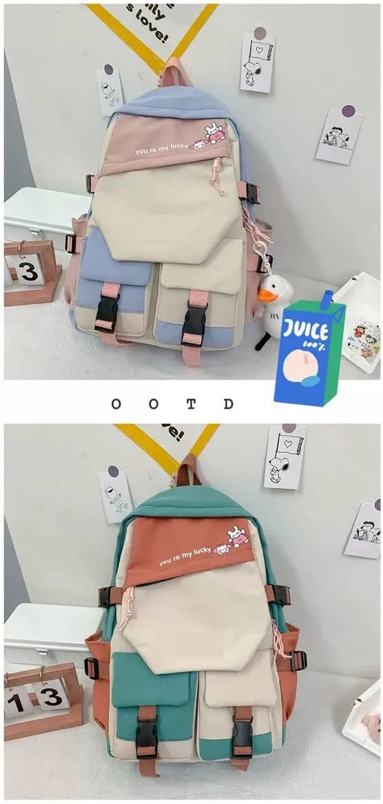Anime My Dress Up Darling Marin Kitagawa dokidoki Backpack Cosplay Kawaii Backpack With Pendant Duck (1)