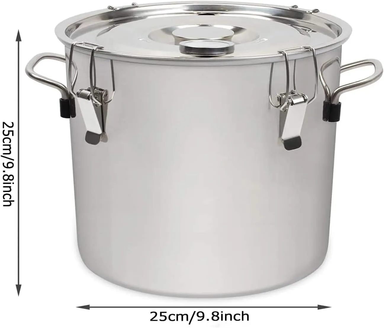 ANZAGA Stainless Steel Copper Pipe Alembic, Home Brewing Kit,12 l/3 gal