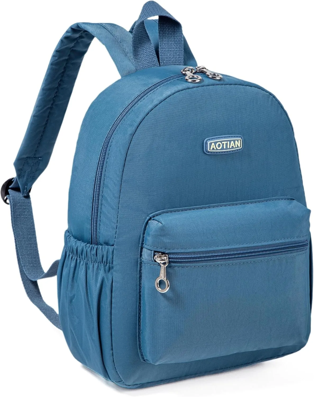 AOTIAN Mini Lightweight 11.8 Inch Backpack Durable Travel Hiking Women and Girls Small Daypack, 7 Liters Light Blue