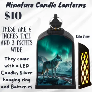 Arctic Majesty LED Candle Lantern