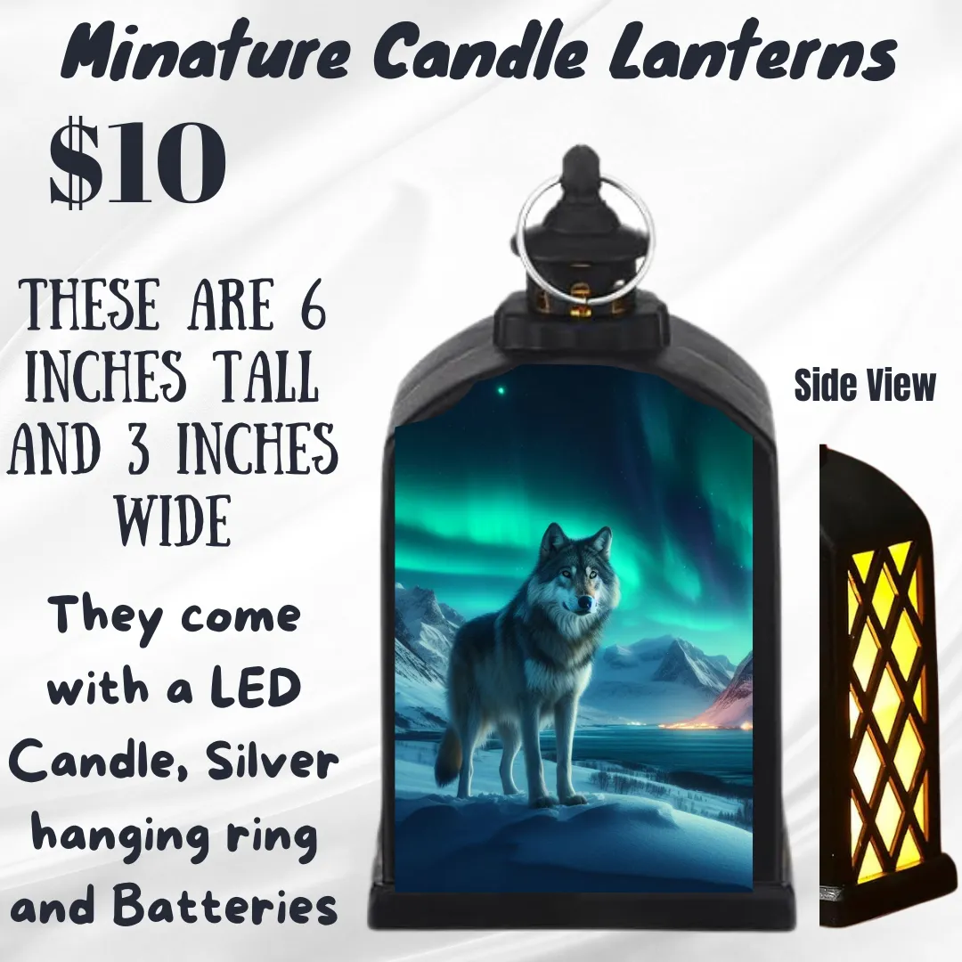 Arctic Majesty LED Candle Lantern