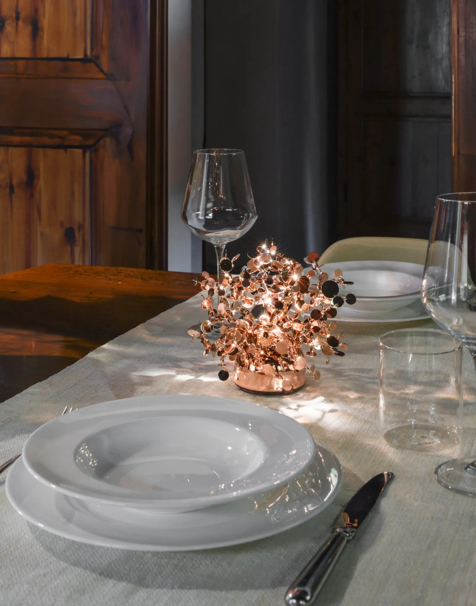 Argent, mon bijou portable table lamp