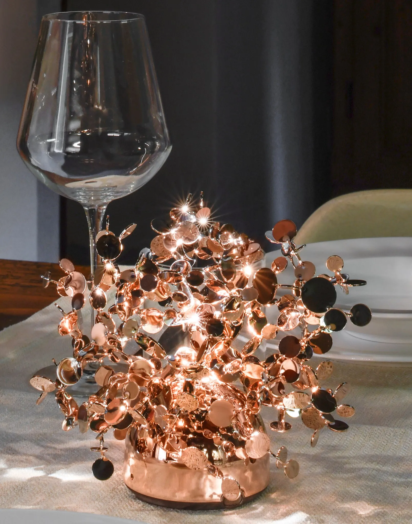 Argent, mon bijou portable table lamp