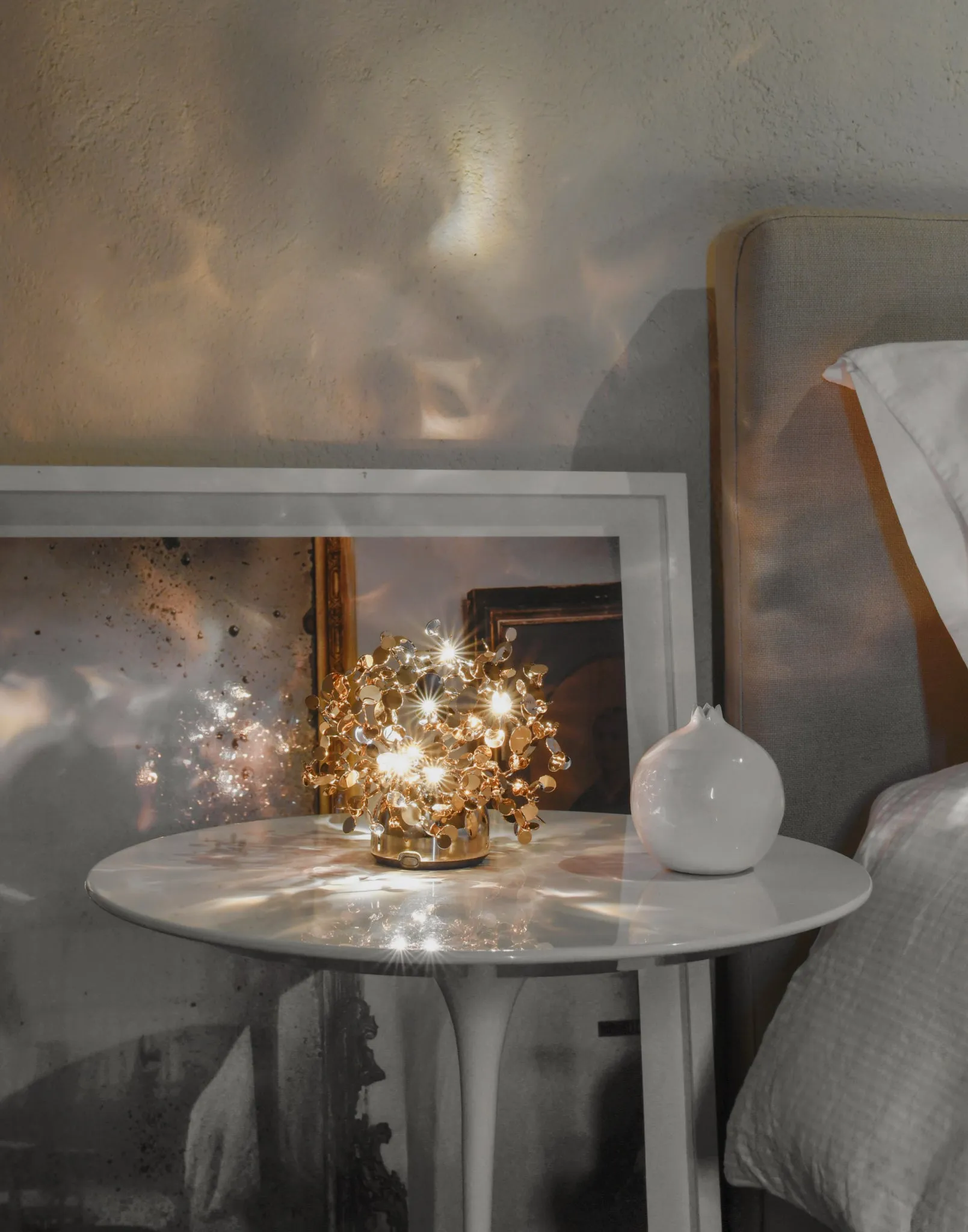 Argent, mon bijou portable table lamp