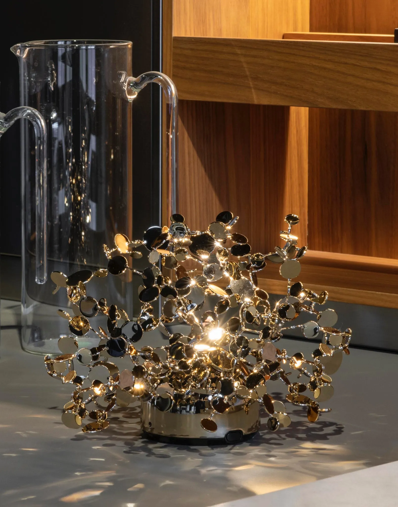 Argent, mon bijou portable table lamp