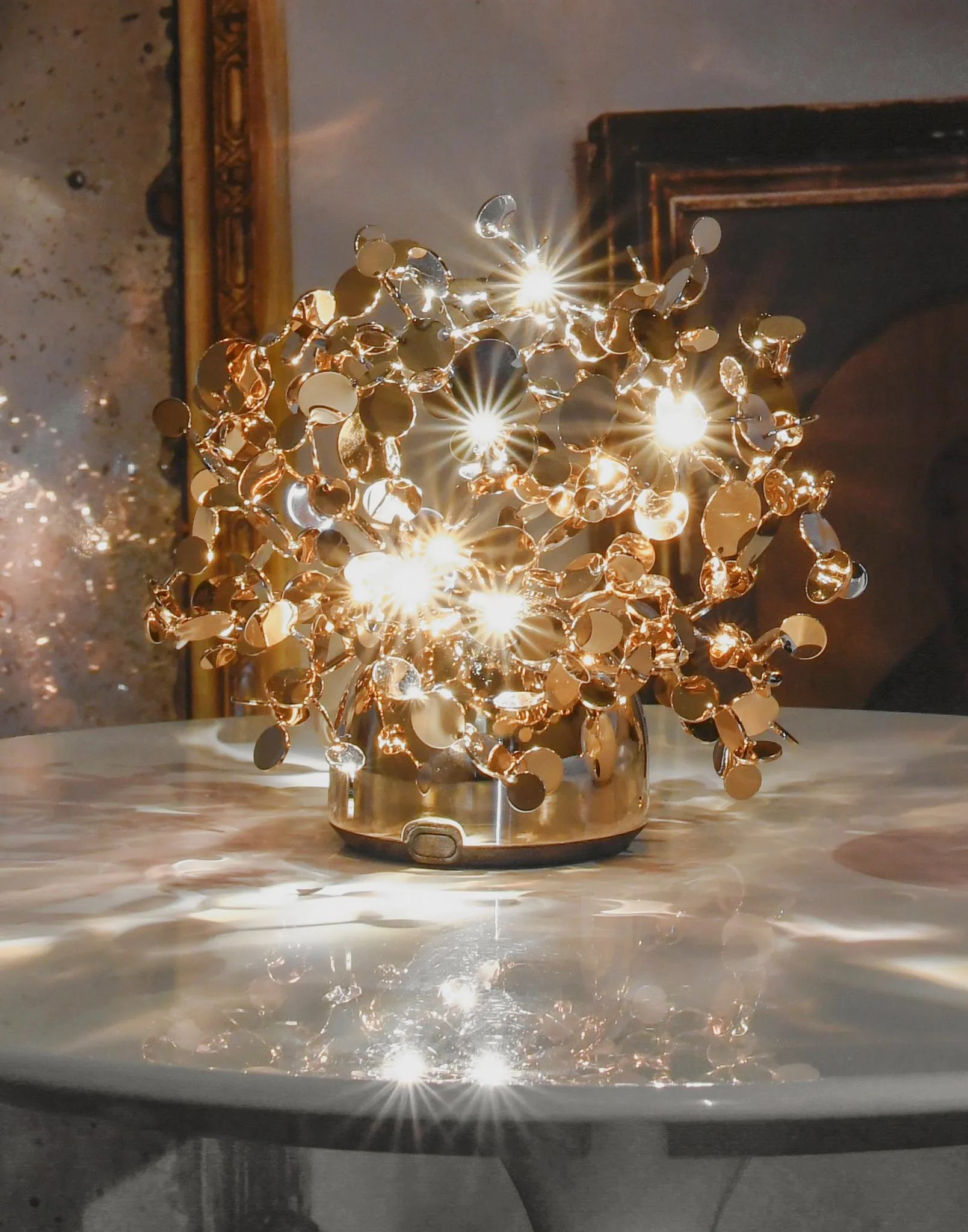 Argent, mon bijou portable table lamp
