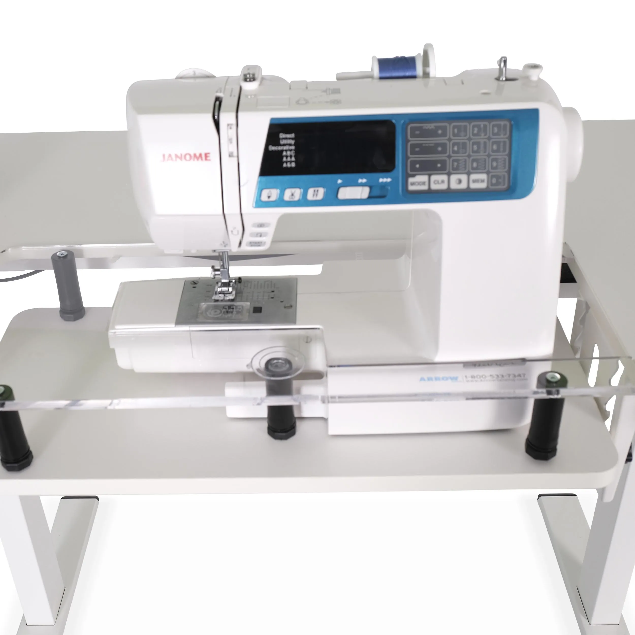 Arrow Adjustable Height Eleanor Serger and Sewing Table