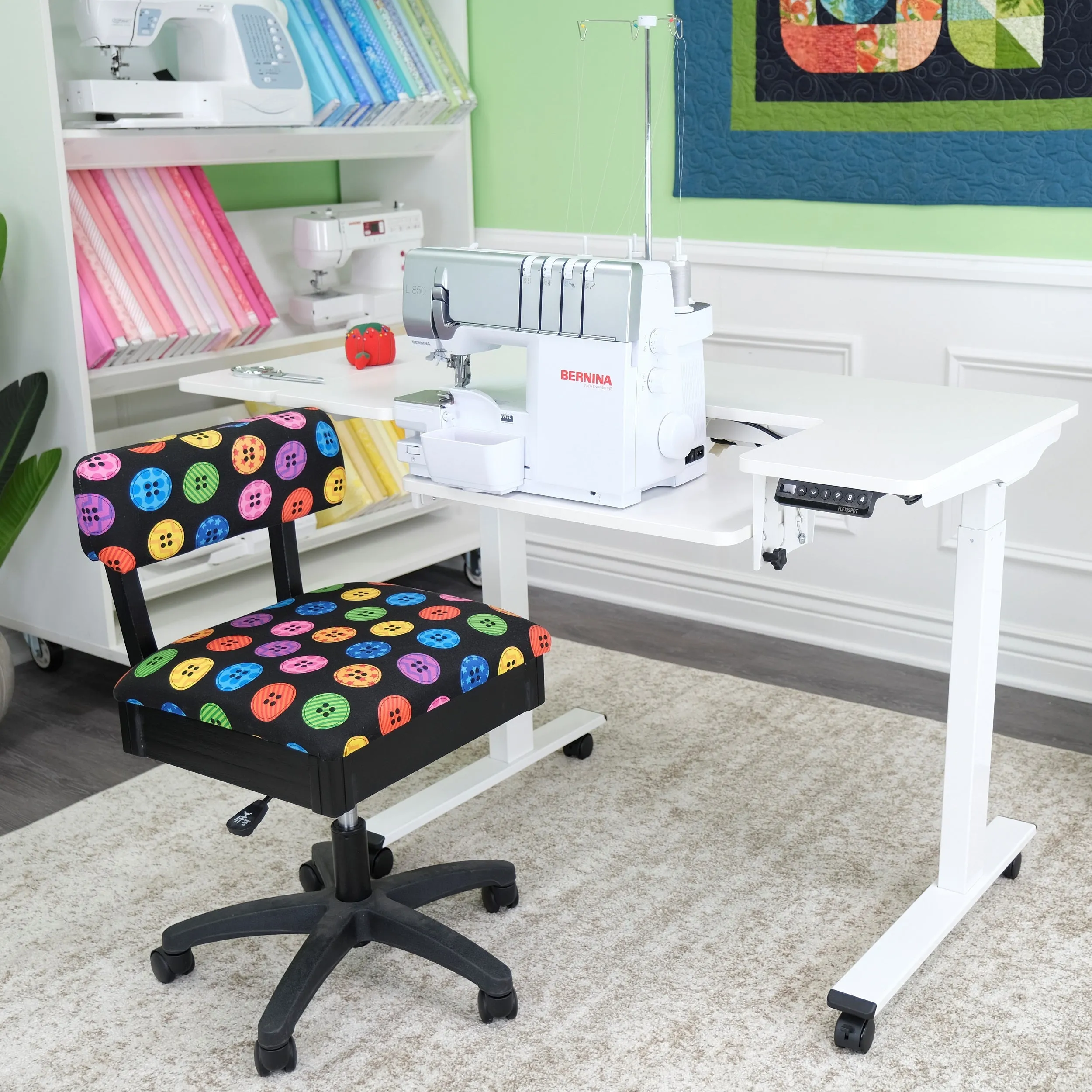 Arrow Adjustable Height Eleanor Serger and Sewing Table