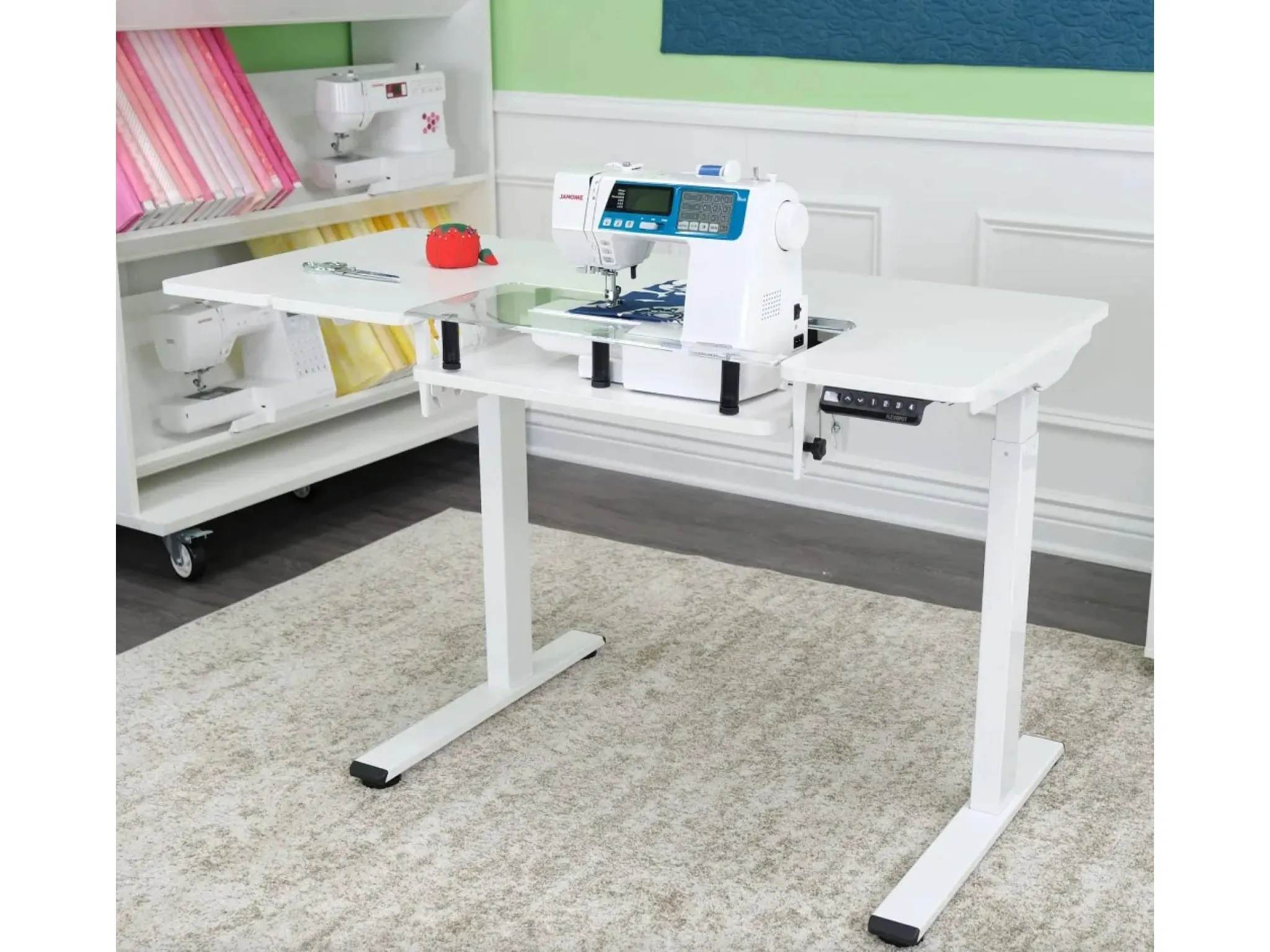 Arrow Eleanor Electric Height Adjustable Multi-function Sewing and Cutting Table