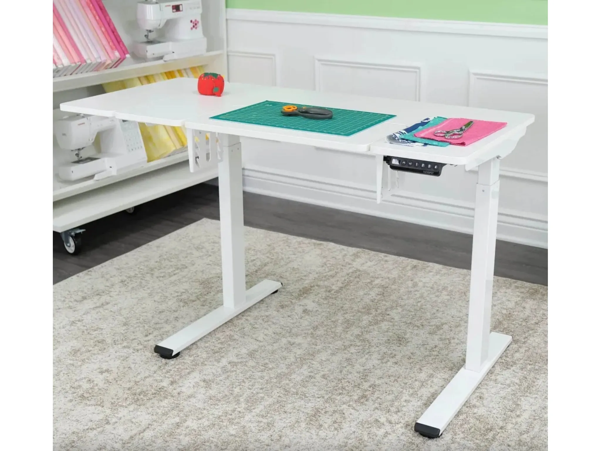 Arrow Eleanor Electric Height Adjustable Multi-function Sewing and Cutting Table