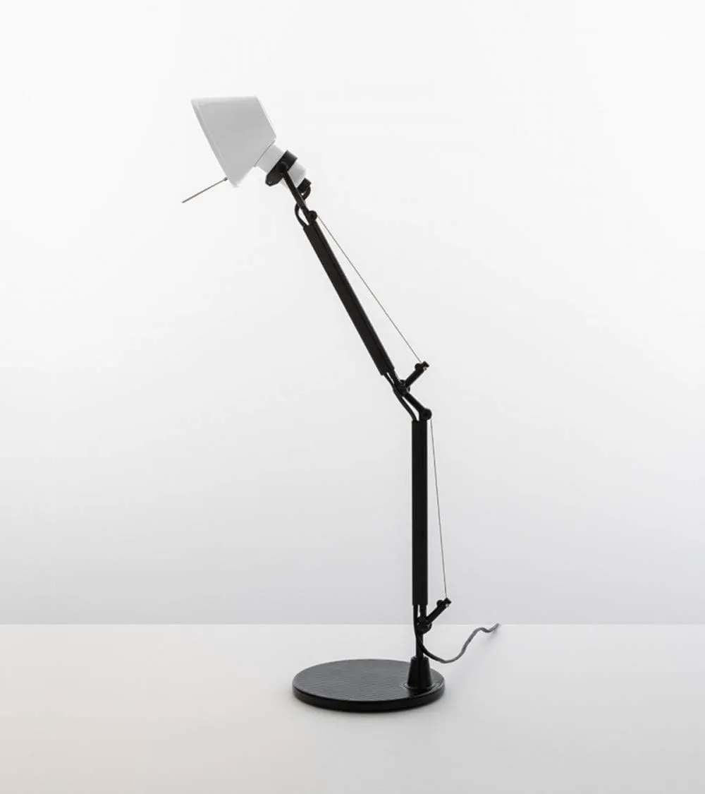 Artemide Tolomeo Micro Bicolor Adjustable Table Lamp Limited Edition - Nero/Bianco