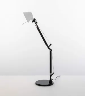 Artemide Tolomeo Micro Bicolor Adjustable Table Lamp Limited Edition - Nero/Bianco
