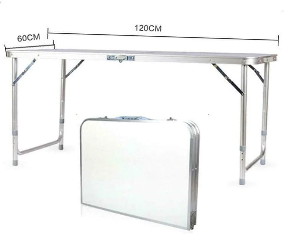 ASC Aluminum Folding Camping Table - 4 ft