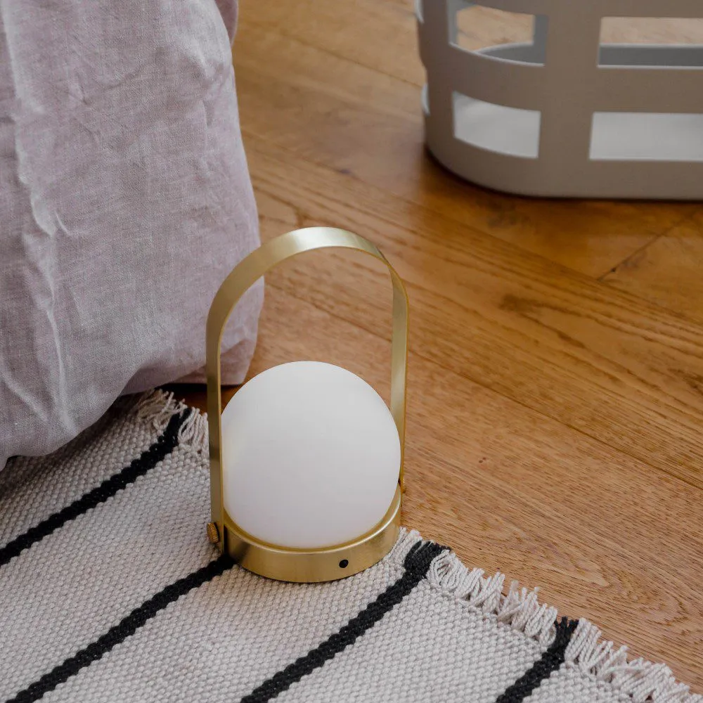 AUDO CPH (ex MENU) Carrie Lamp Portable   Rechargeable, Brushed Brass