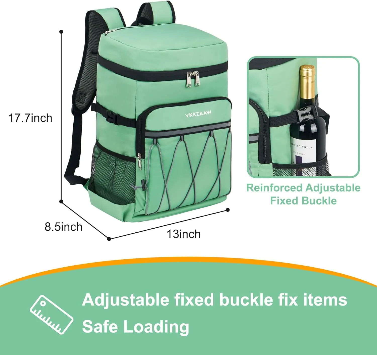 Backpack Cooler 42 Cans Insulated Leak Proof, Soft Lightweight Lunch Multifunctional Cooler Backpack Insulated Waterproof for Women Men