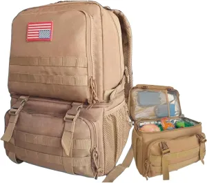 Backpack Coolers Insulated Leak Proof Waterproof with Cooler Compartment, Large Lunch Backpack for Men Work, Travel, Outdoor