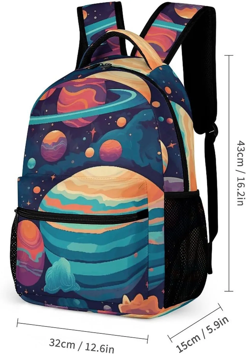 Backpack for Men Women Laptop Backpack Cartoon Pattern Casual Daypack Laptop Bag for Travel
