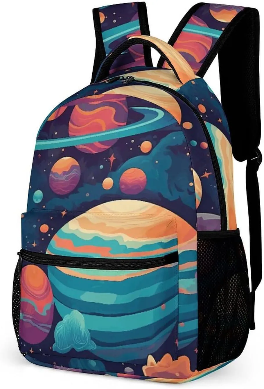 Backpack for Men Women Laptop Backpack Cartoon Pattern Casual Daypack Laptop Bag for Travel
