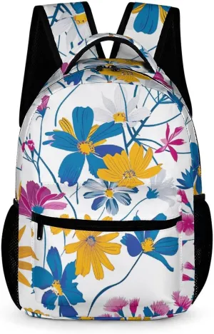 Backpack for Men Women Laptop Backpack Charming Petal Style Casual Daypack Laptop Bag for Travel