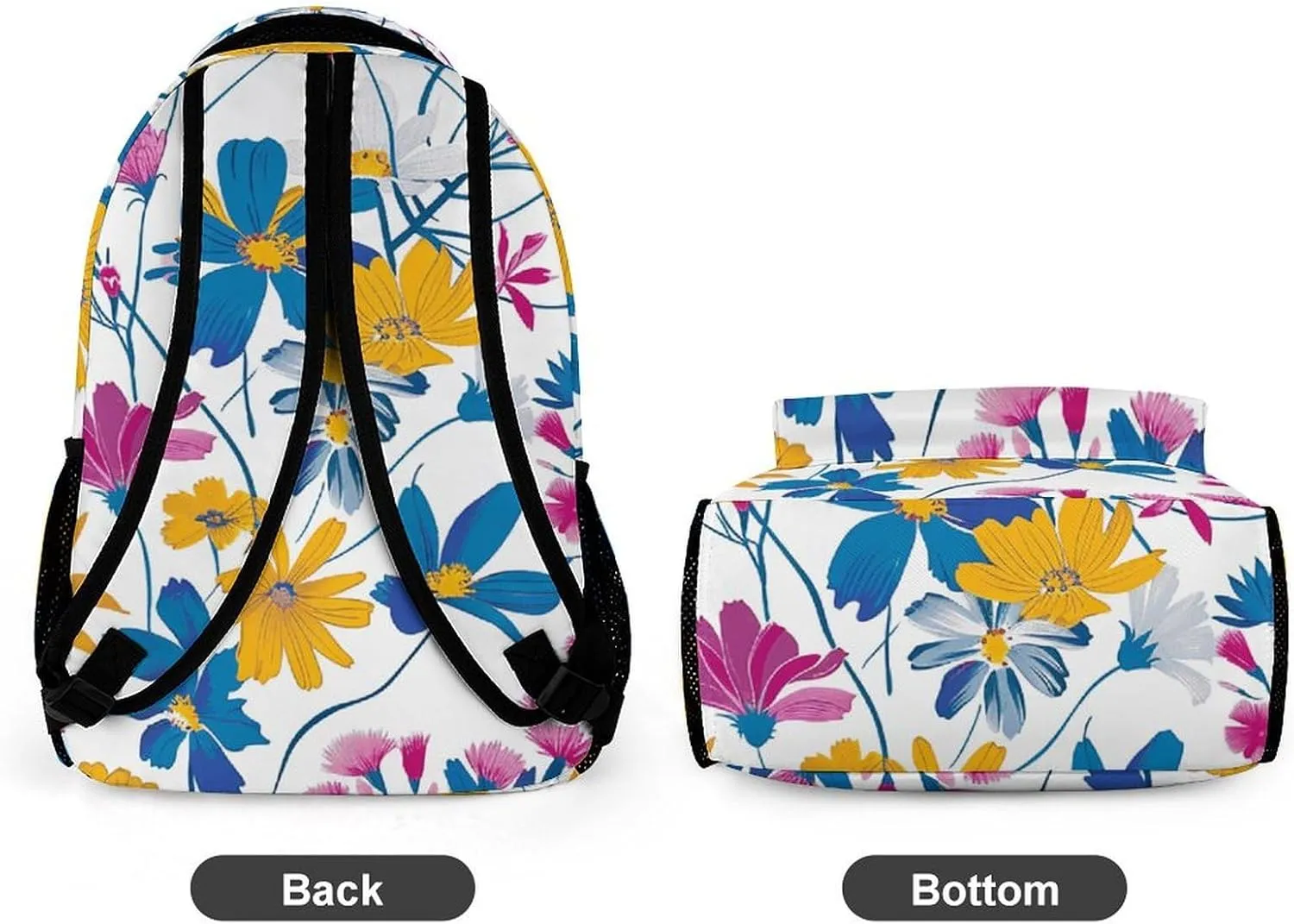 Backpack for Men Women Laptop Backpack Charming Petal Style Casual Daypack Laptop Bag for Travel
