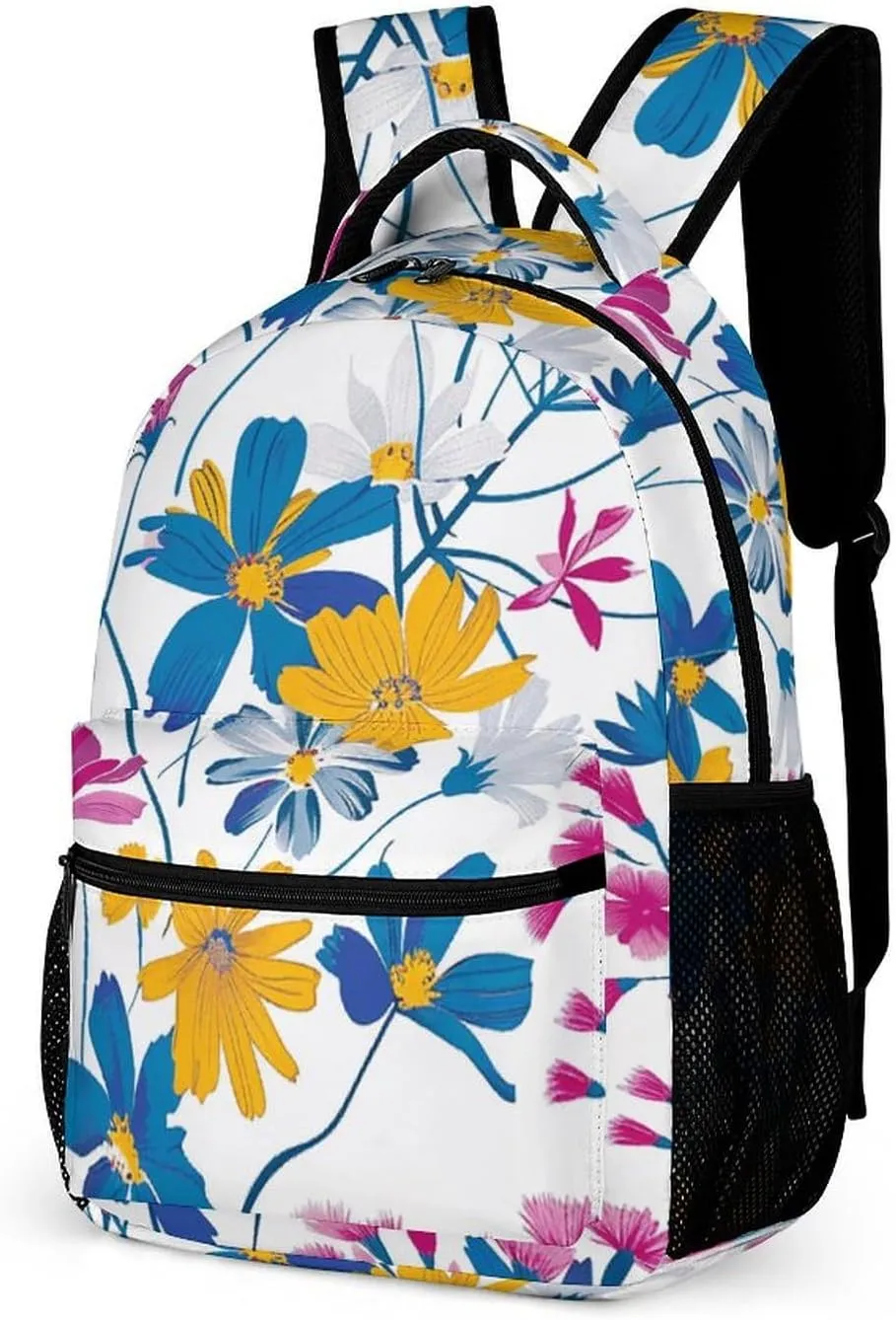 Backpack for Men Women Laptop Backpack Charming Petal Style Casual Daypack Laptop Bag for Travel