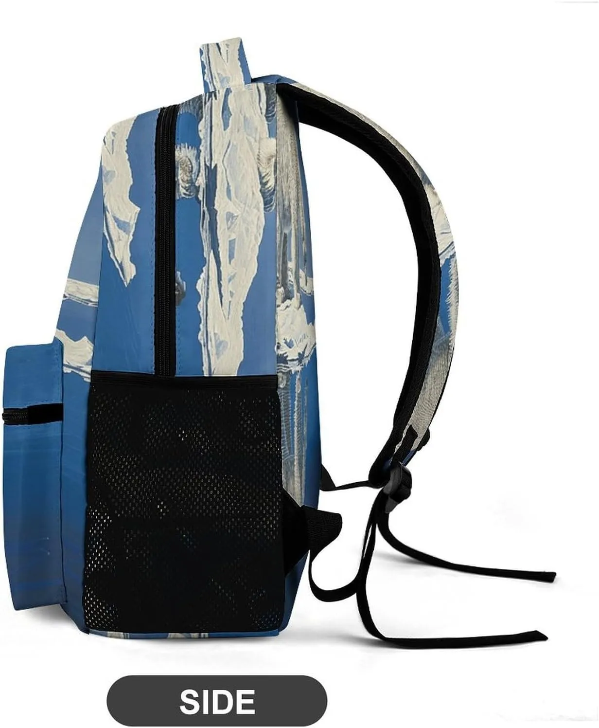 Backpack for Men Women Laptop Backpack Standing on Ice Floe Casual Daypack Laptop Bag for Travel