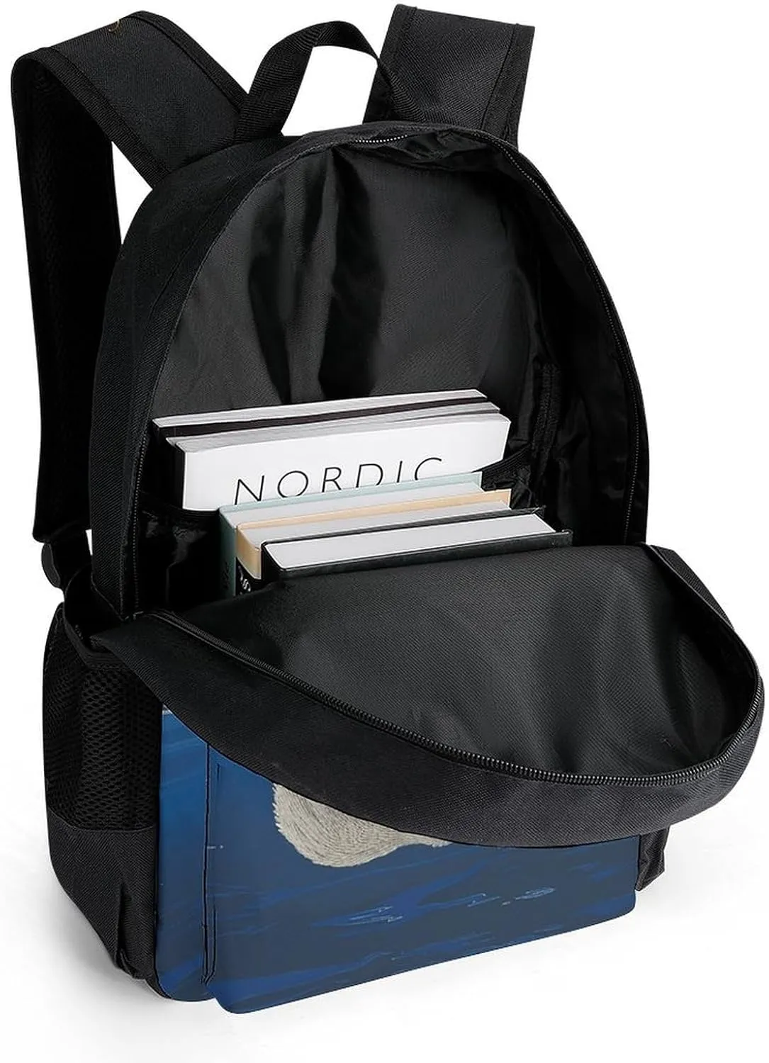 Backpack for Men Women Laptop Backpack Standing on Ice Floe Casual Daypack Laptop Bag for Travel
