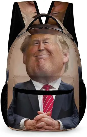 Backpack for Women Men Presidential Expression Backpack Travel Laptop Backpack Lightweight Bookbag Casual Daypack