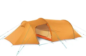 Backpack Tent 3 Person Lightweight Waterproof Camping Tent with Footprints(Color:Orange)