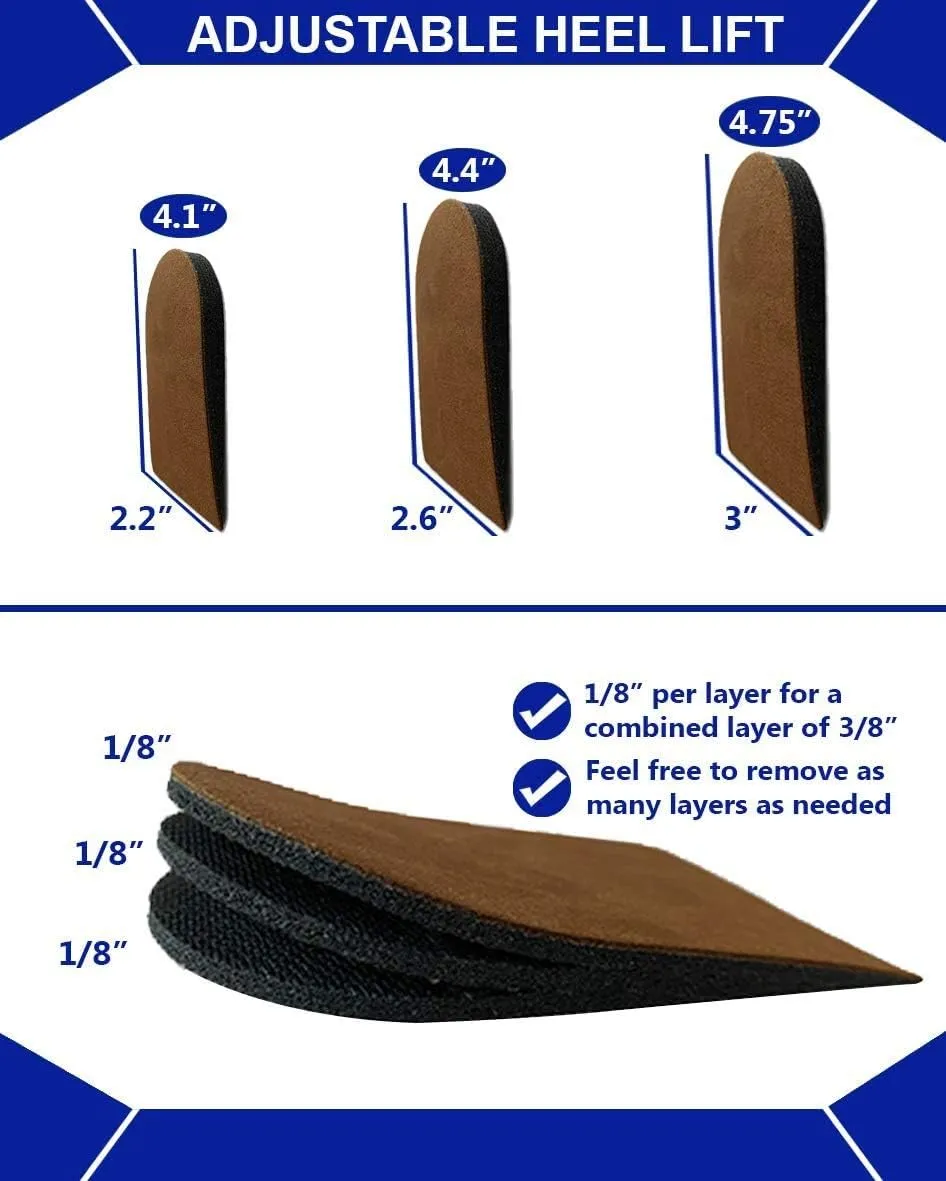 Balego Adjustable Heel Lift, Small (Pack of 4)