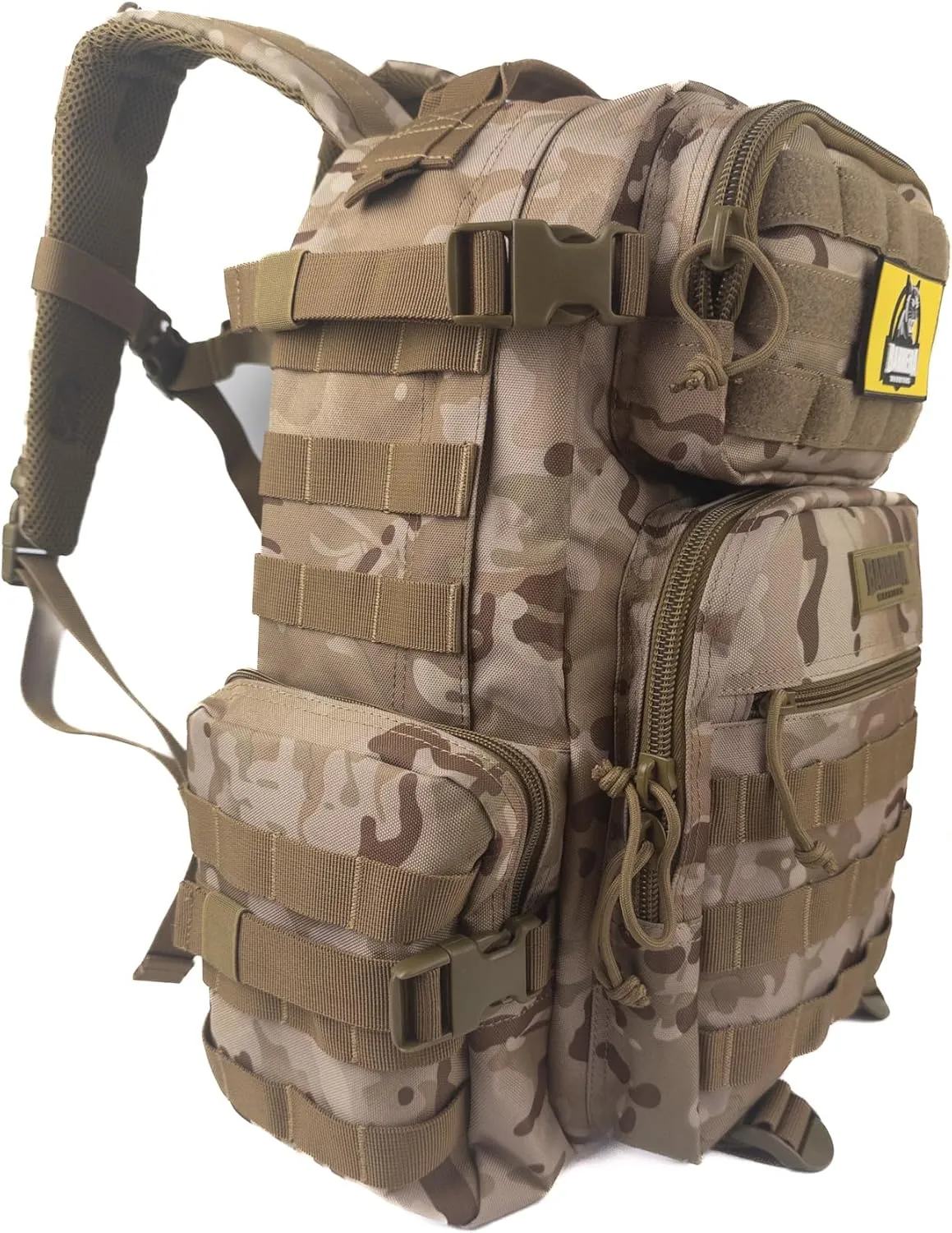 BARRERA warriors-Tactical Backpack 25l-Military Gear-Small Backpack Men-Molle Backpack-tactical laptop bag-outdoor backpack (camouflaged)