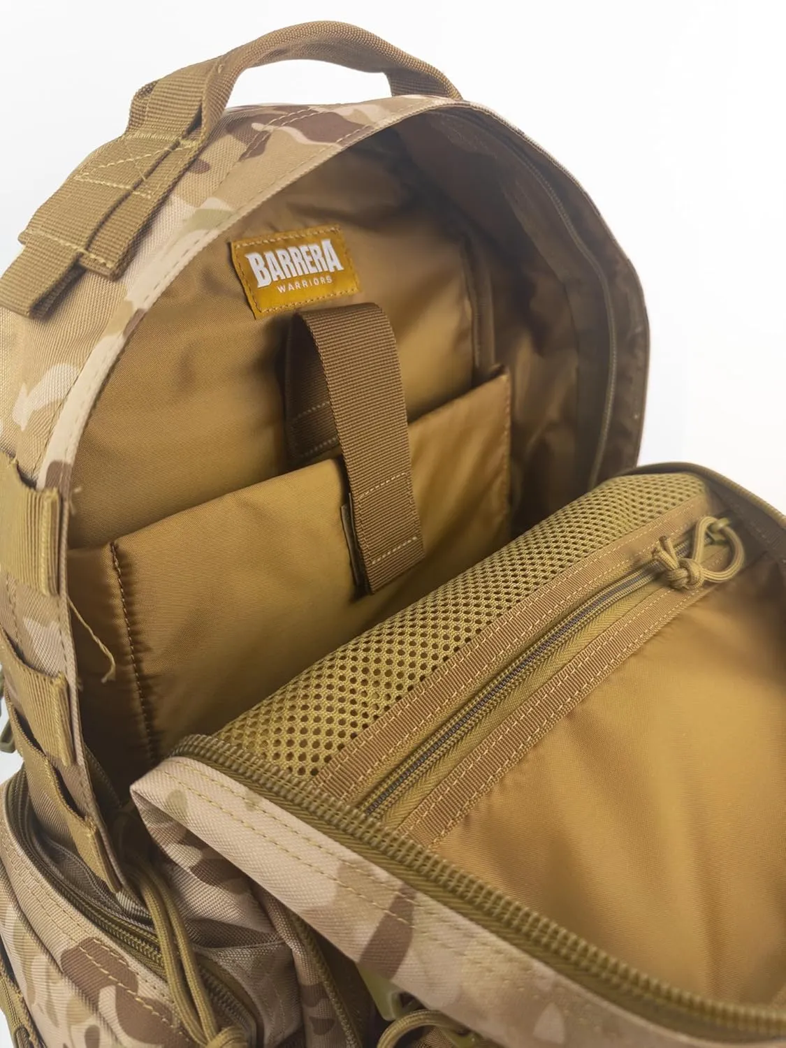 BARRERA warriors-Tactical Backpack 25l-Military Gear-Small Backpack Men-Molle Backpack-tactical laptop bag-outdoor backpack (camouflaged)