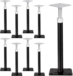 Basement Floor Jack, 11-16 inches Height Range House Floor Jacks Post Pole for Leveling, Adjustable Floor Jack for House Foundation Temporary Support