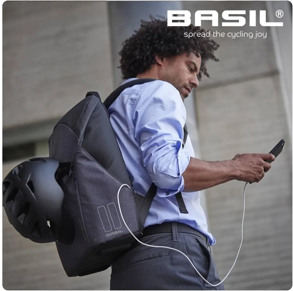 Basil Cycling, Graphite Black, 18 Litre