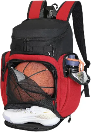 Basketball Backpack Large Sports Bag, Gym Bag with Ball Compartment and Shoe Compartment to Store Sports Shoes Water Bottles Laptops and Daily Necessities, Widely Used in Basketball, Soccer